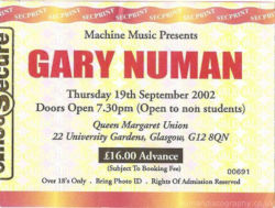 Manchester Ticket 2002
